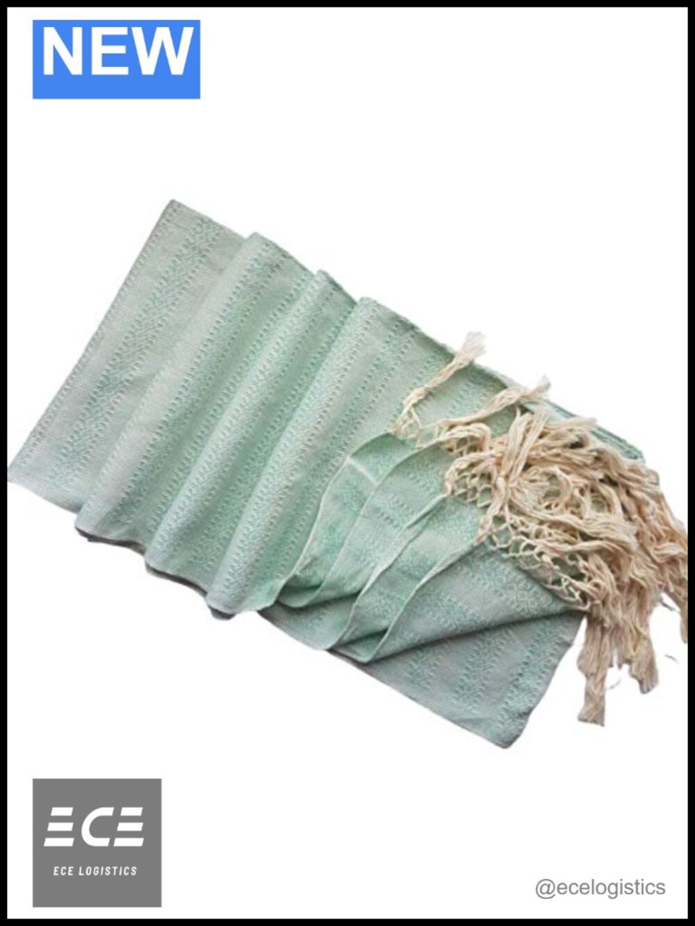 Mexican Rebozo Scarf Shawl 100% Cotton Doula Belly Binding 118.11 In